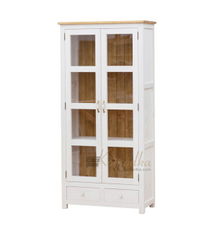 Witryna z drewna litego V4