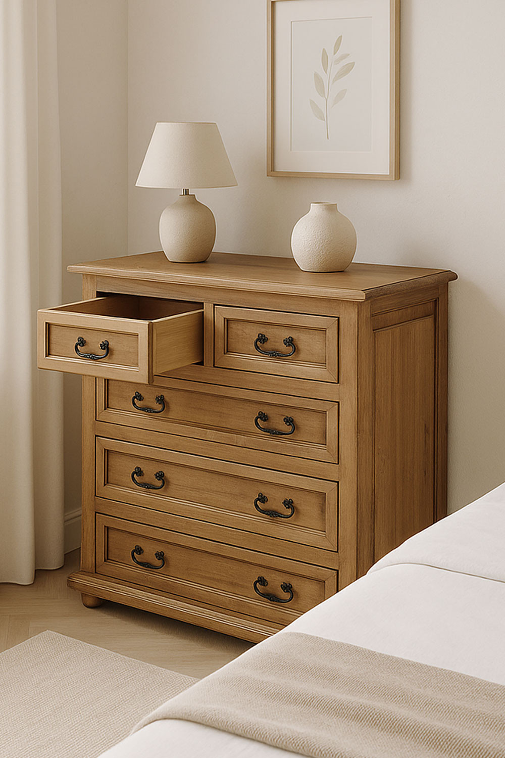 Komody drewniane z szufladami